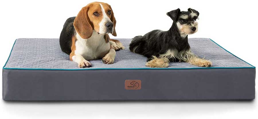 Bedsure Orthopedic Memory Foam Dog Bed for Large Dogs