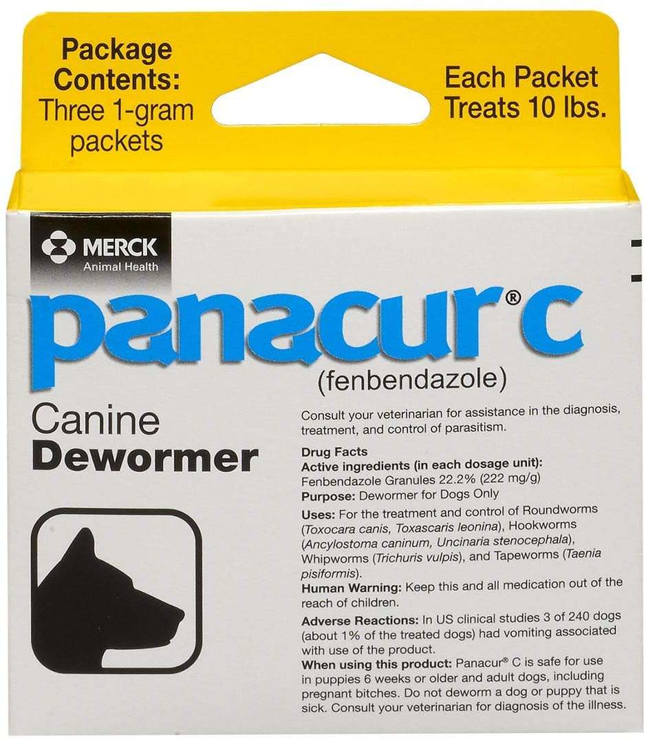 PANACUR dewormer
